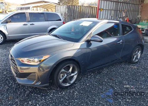 2019 Hyundai Veloster 2.0 z USA, uszkodzony, nr VIN KMHTG6AF7KU017688